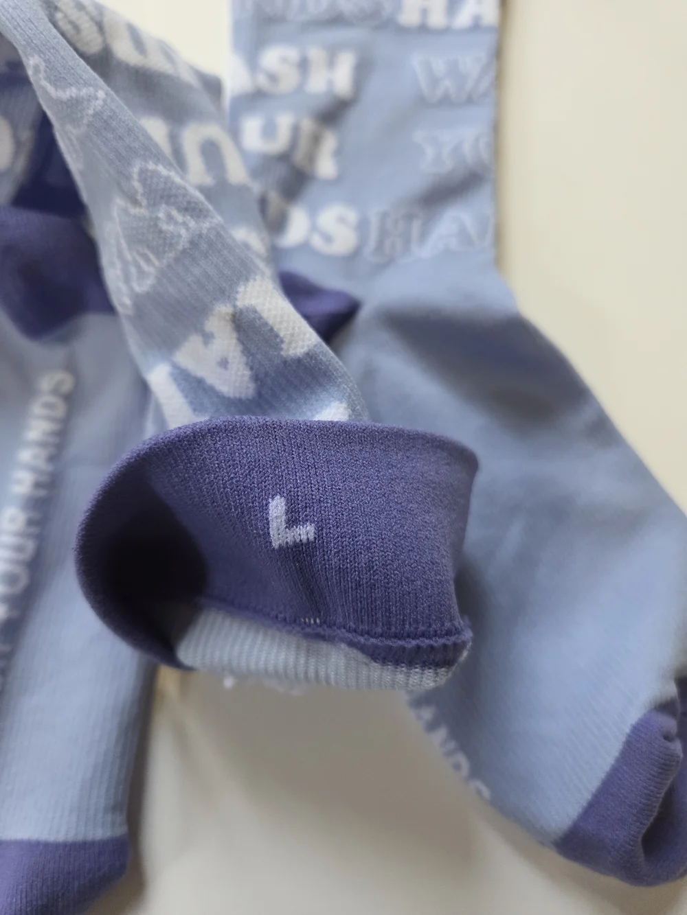 FIGS Women’s 'Wash Your Hands' Light Blue & Dark Blue Size Large